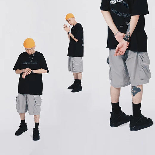 FPA(VENGETICE)夏季工装短裤男国潮牌宽松薄款休闲机能五分裤中裤 商品图3