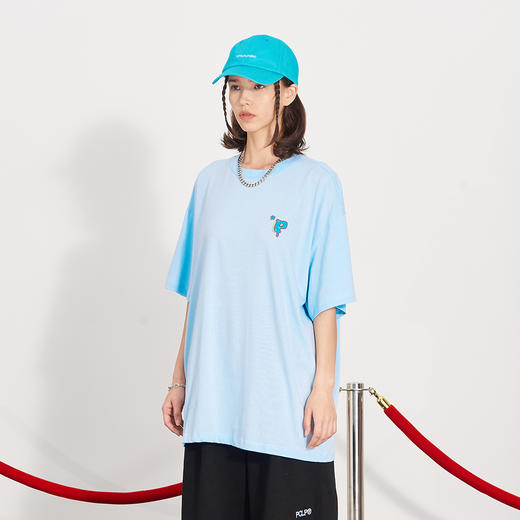 PCLP(PERCLIPS) 彩色圆圈环形LOGO短袖 商品图1