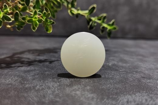 【御珠宫坊】羊脂玉花挂件 商品图0