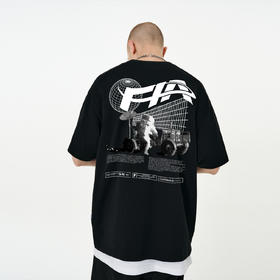 FPA(VENGETICE) 阿波罗登月印花短袖T恤 国潮嘻哈宽松休闲街头