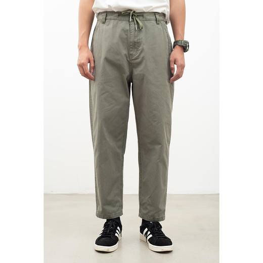 吃茶去chichaqu抽绳锥形长裤重水洗 商品图3