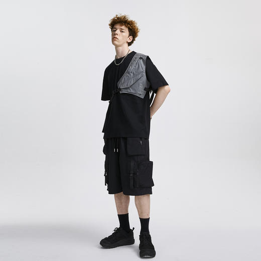 FPA(VENGETICE) 单肩反光口袋马甲 工装战术国潮牌功能轻机能背心 商品图3