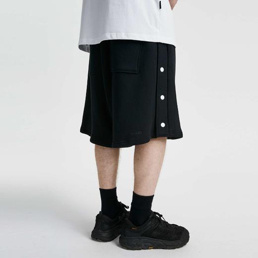 FPA(VENGETICE)灰色排扣短裤男夏季国潮牌潮流百搭宽松休闲五分裤 商品图2