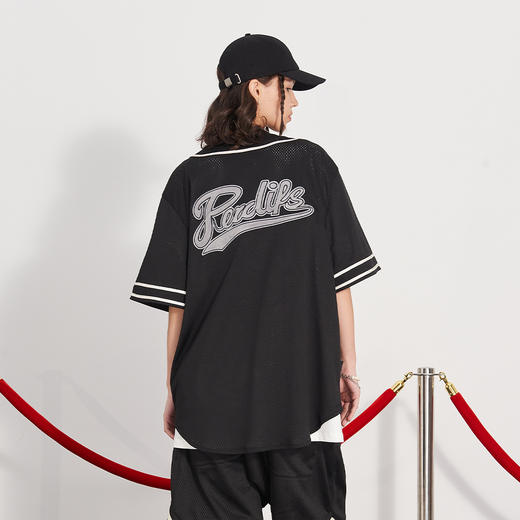 PCLP(PERCLIPS) 刺绣无领短袖衬衫 商品图1