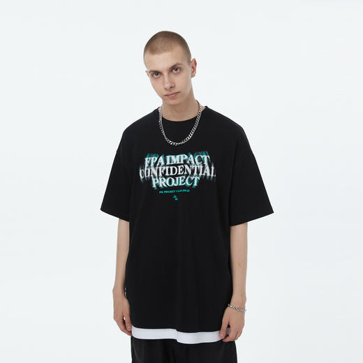 FPA(VENGETICE) 虚幻叠影短袖T恤 国潮牌夏季宽松街头纯棉半袖男 商品图0