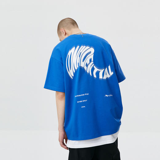 FPA(VENGETICE) 印花短袖纯棉国潮牌2021年新款夏季宽松半袖t恤男 商品图0