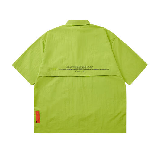 FPA(VENGETICE) 夏季宽松印花短袖衬衫 工装嘻哈男国潮牌半袖衬衣 商品图4