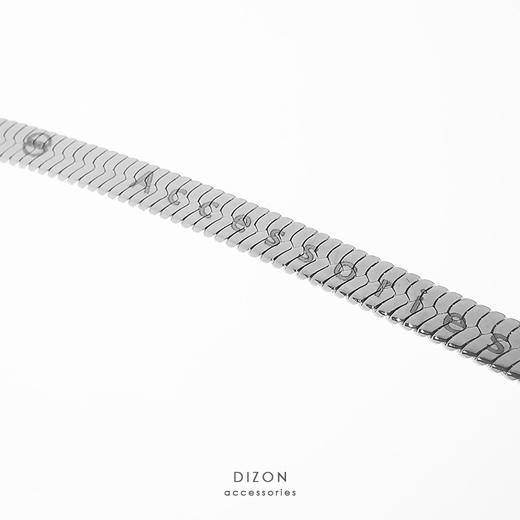 DIZON hiphop嘻哈项链男潮钛钢男士链子霸气街头蹦迪男生配饰挂饰 商品图3