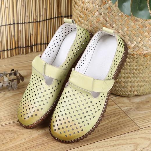 LLTS9908 2021夏季新款女式凉鞋平底休闲软底皮鞋 商品图2