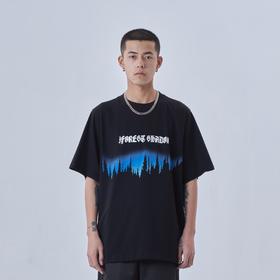 PCLP(PERCLIPS)短袖男简约百搭宽松夏季潮牌潮流ins情侣装港风t恤