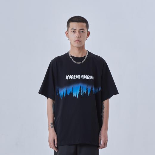 PCLP(PERCLIPS)短袖男简约百搭宽松夏季潮牌潮流ins情侣装港风t恤 商品图0