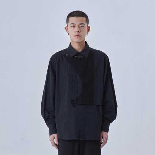 PCLP(PERCLIPS) 解构衬衫 潮流解构工装日系港风男百搭长袖衬衣 商品图1