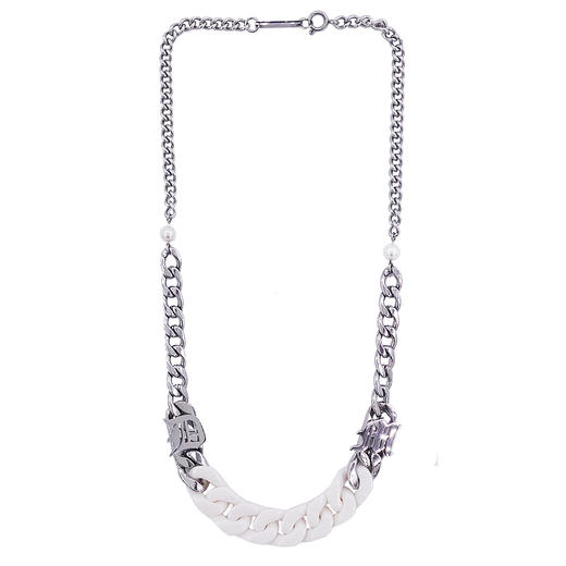 made by dizon 陶瓷古巴组合项链 原创设计男女重质感钛钢锁骨链 商品图4