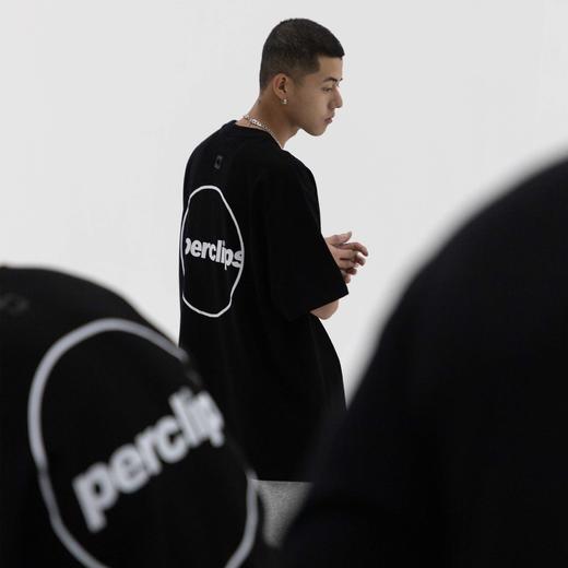 PCLP(PERCLIPS) 纯棉短袖男宽松夏季国潮牌情侣装2021新款半袖t恤 商品图0