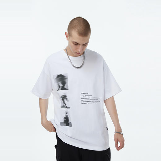 FPA(VENGETICE) 维度空间穿越印花短袖 国潮牌夏季宽松半袖T恤男 商品图2