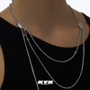KVK项链女2021年新款多功能绳结项链女轻奢小众锁骨链饰品配饰 商品缩略图3