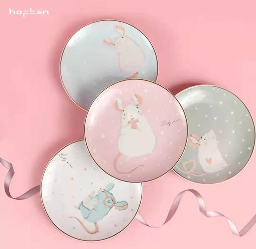 5F 石村瓷器 卡通4入盘 商品图2