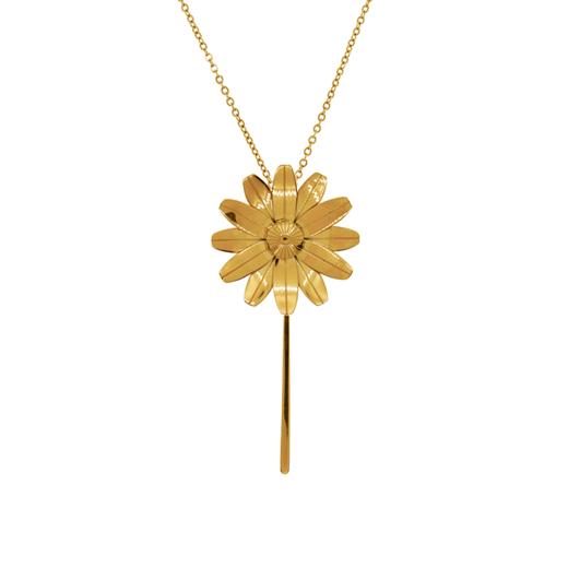 LURS雏菊项链饰品项链男小雏菊金色项链女小众设计品牌2021新款潮 商品图2