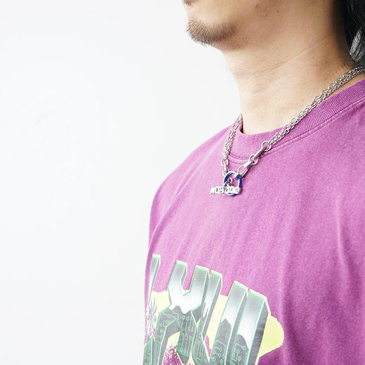 made by dizon 陶瓷戒指项链 情侣粉红深蓝戒指 手术钢防敏感潮流 商品图2