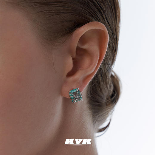 KVK蜘蛛形态础元素耳钉小巧精致设计感简约气质饰品冷淡风耳钉 商品图2