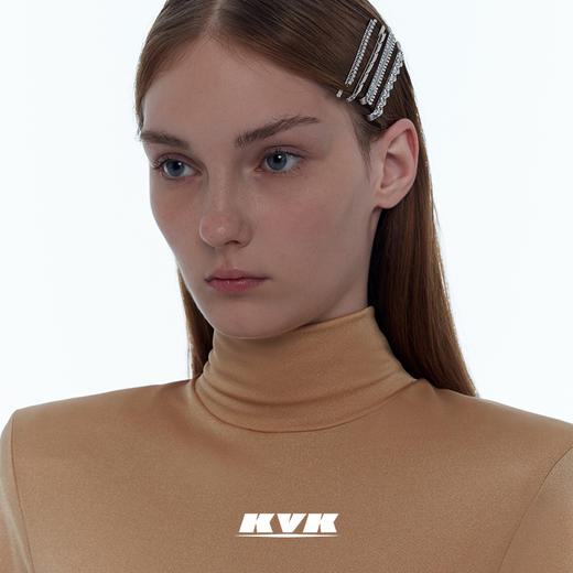 KVK2021年新款组合发夹少女刘海发夹边夹简约侧边一字夹头饰发饰 商品图0