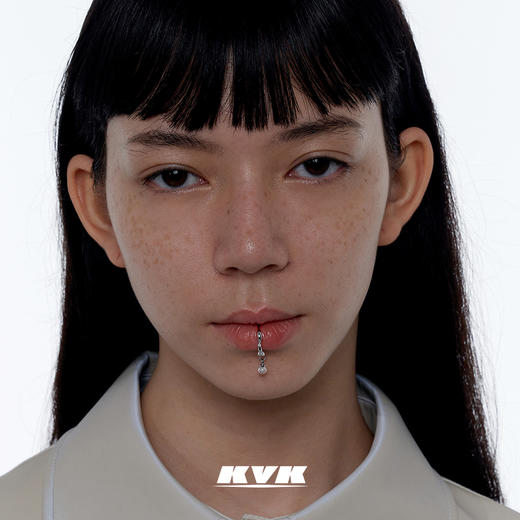 KVK唇夹2021新款潮高级感嘴唇饰品时尚复古配饰网红气质ins配件 商品图2