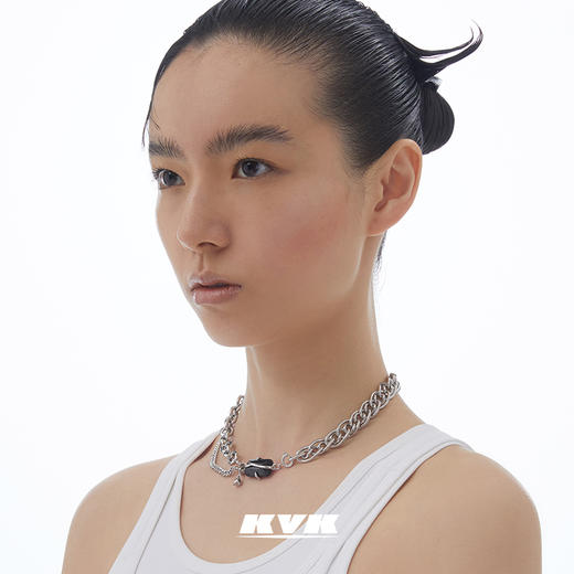 KVK项链桃花元素可重组项链轻奢小众设计锁骨链女夏2021年新款潮 商品图1