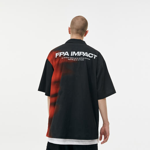 FPA(VENGETICE) 未来人像满印夏威夷短袖衬衫 国潮嘻哈街头宽松男 商品图2