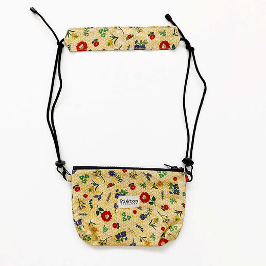 HUJI祤集pieton斜挎包插画草编小花 商品图1