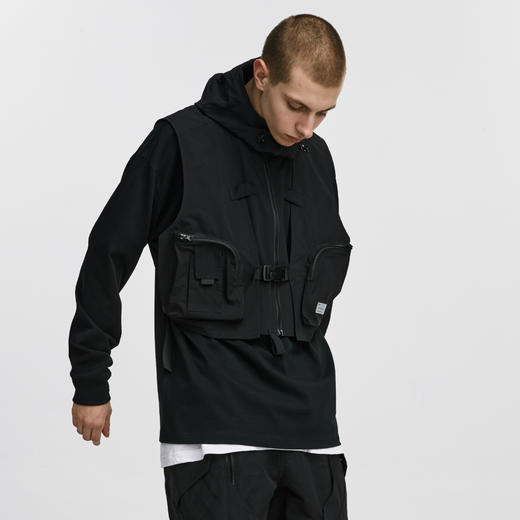 FPA(VENGETICE) 连帽半身机能马甲 工装战术国潮牌宽松功能背心男 商品图3