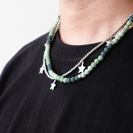 made by dizon 渐变星星项链套装 叠带简约多层锁骨链原创设计链 商品图1