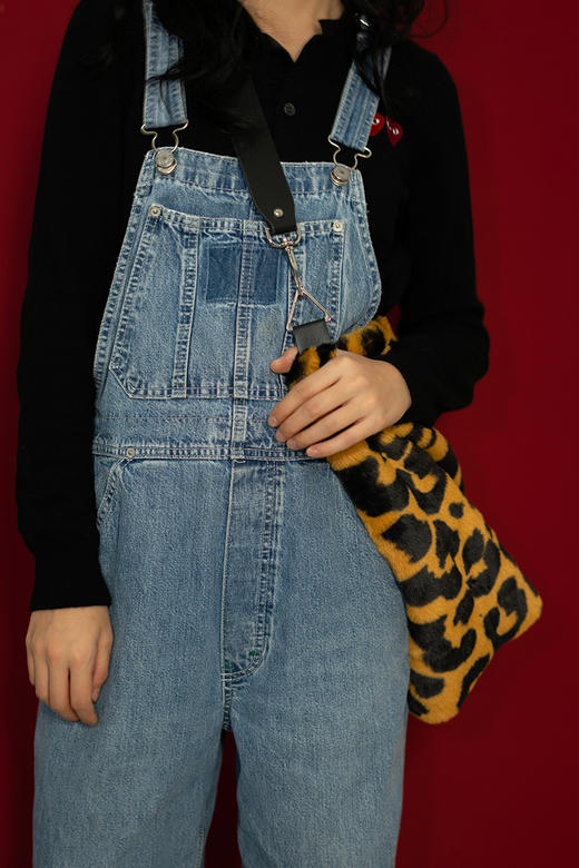 〖HIDDENNOTES〗小众托特包 豹纹毛绒斜挎包 无性别风百搭通勤包 商品图1