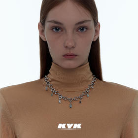 KVK毒液缀饰(可拆卸重组)扭转项链轻奢小众设计感项链女夏ins潮