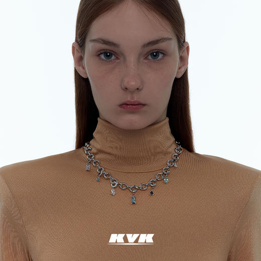KVK毒液缀饰(可拆卸重组)扭转项链轻奢小众设计感项链女夏ins潮 商品图0