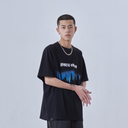 PCLP(PERCLIPS)短袖男简约百搭宽松夏季潮牌潮流ins情侣装港风t恤 商品图1