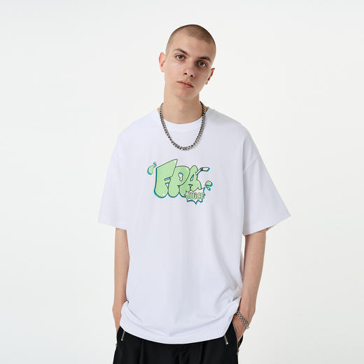 FPA(VENGETICE) 果汁文字印花短袖 国潮牌宽松夏季休闲情侣款T恤 商品图2