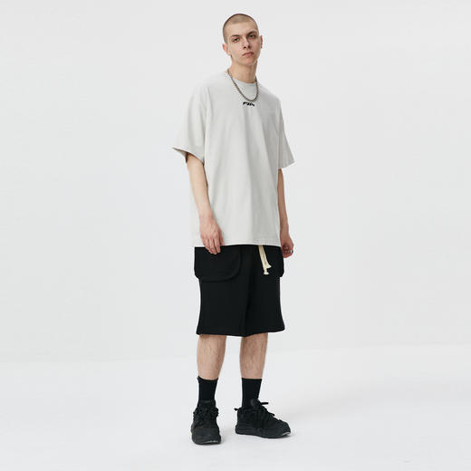 FPA(VENGETICE) 基础款短袖男简约百搭国潮牌纯色宽松情侣半袖t恤 商品图2