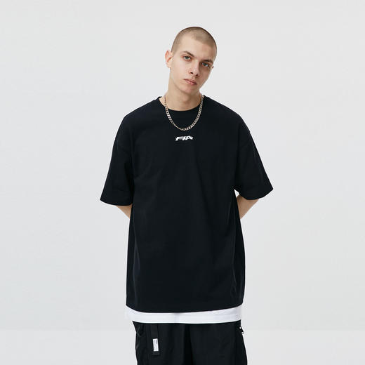 FPA(VENGETICE) 基础款短袖男简约百搭国潮牌纯色宽松情侣半袖t恤 商品图0