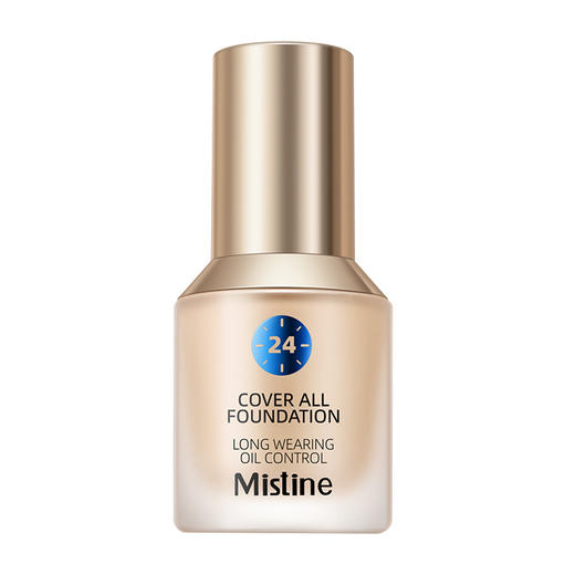 mistine粉底液 小蓝盾/小银盾/小金盾 24小时h遮瑕保湿持久控油干皮混油蜜丝婷 商品图4