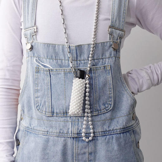 MADE BY DIZON 珍珠烟杆挂袋 杆包挂链 原创设计多用途潮流挂饰袋 商品图1