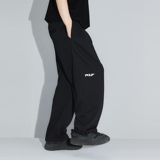 PCLP(PERCLIPS)休闲运动针织卫裤国潮牌工装宽松直筒抽绳束脚裤男 商品图0