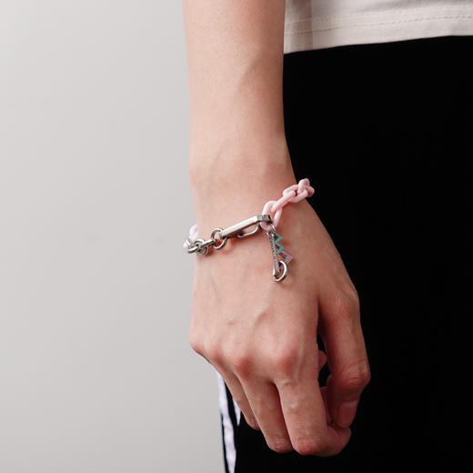 made by dizon 粉白绿情侣手链套装 原创设计糖果色520情人节礼物 商品图2