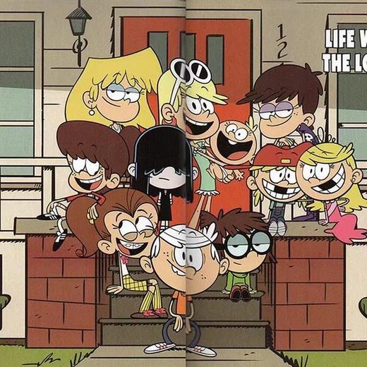 【宝莉爹书单 5-10岁】英文原版 The Loud House 1-9 喧闹一家亲 9册 儿童全彩漫画绘本故事读物 商品图1