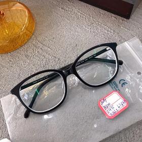 客配 CHANEL复古黑框 500/475度 1.67双非球面镜片