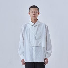 PCLP(PERCLIPS) 解构衬衫 潮流解构工装日系港风男百搭长袖衬衣