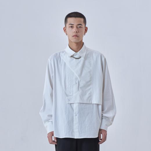 PCLP(PERCLIPS) 解构衬衫 潮流解构工装日系港风男百搭长袖衬衣 商品图0