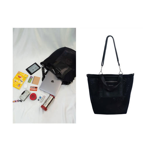 〖HIDDE NN OTES〗原创多功能包包 网格背包斜挎单肩大包双肩包 商品图2