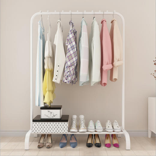 【挂衣架】单杆式挂衣架卧室简易晾衣架晒衣架落地挂衣架 商品图2