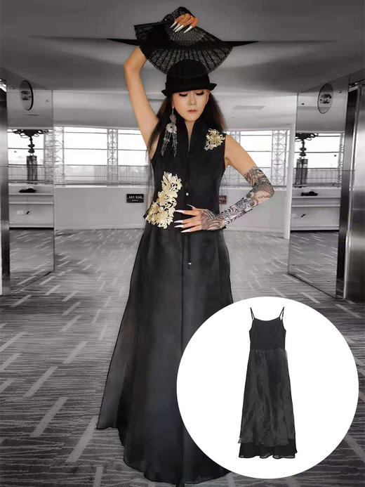 小夜曲吊带连衣裙 | 杨丽萍老师同款 | 现货加急发 商品图1