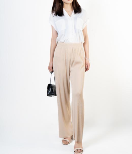 【2月11日起按订单先后顺序发货】ADALOOK三宅醋酸空气裤【100%美国进口NAIA醋酸面料 】【ISSEY MIYAKE奢品同款】【藏肉显瘦 秒变大长腿】 商品图4